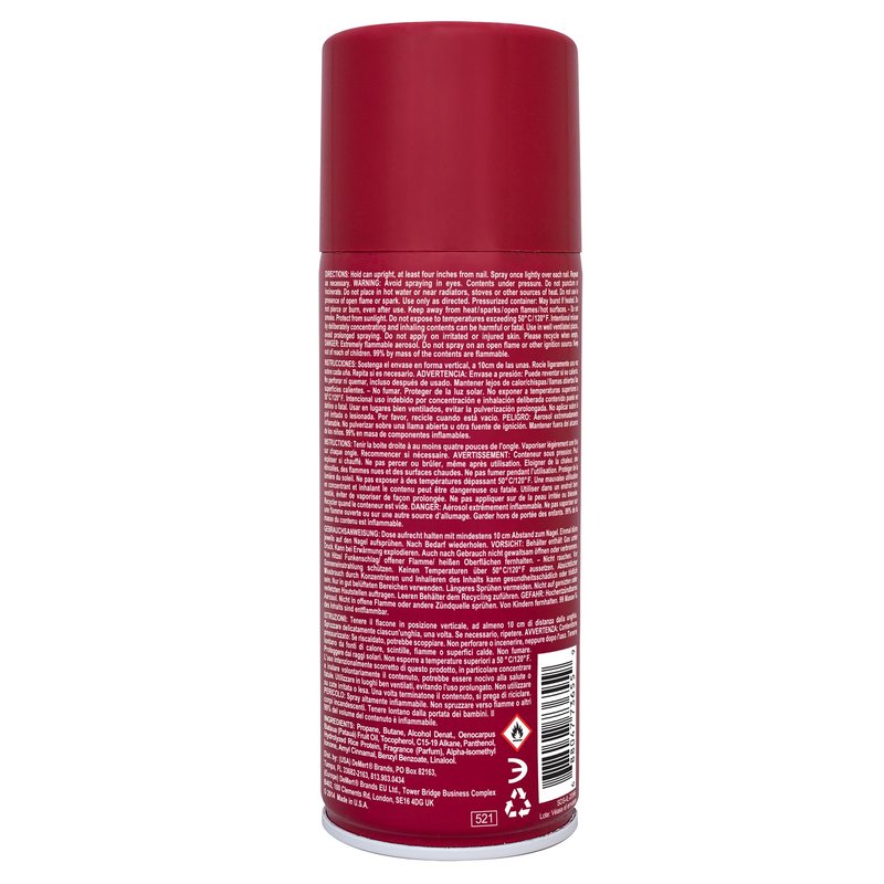 Demert Brands Nail Enamel Dryer Manicurist's Finishing Spray - 7.5 fl oz Spray Can - Fast Drying