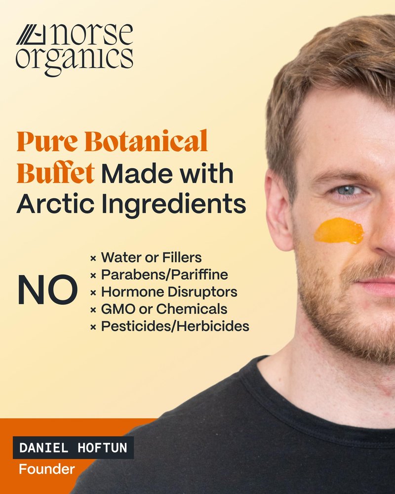 Norse Organics | The Complete System For Pimples | 3 Step System with Day Glow Balm, Acne Night Balm, Face Scrub | Natural Face Care with Arctic Herbs & Beeswax for Teens & Adults (3 pc kit)