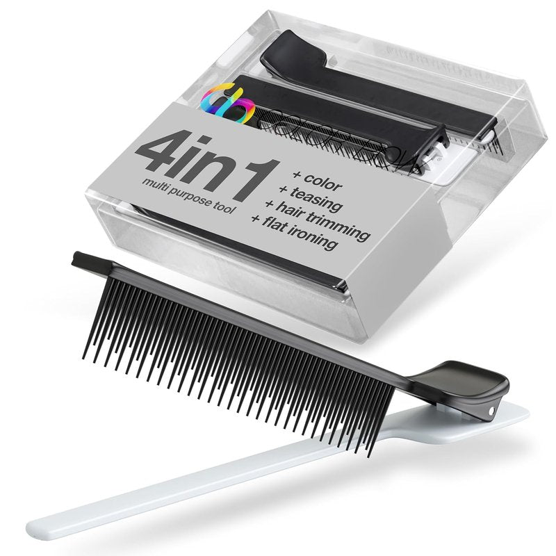Teasing Comb Set - 5 Pack ColorBow Teasing Clips for Highlights & Balayage | Hair Styling Tools