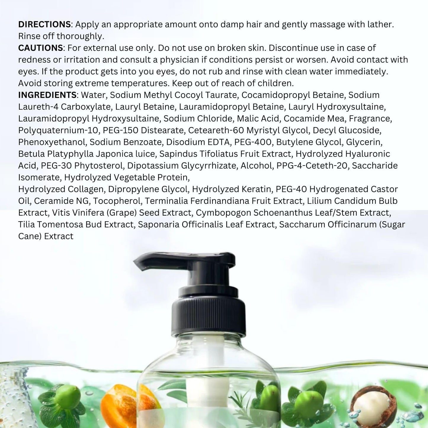 Botanist Japanese Organic & Natural Shampoo for Dry Hair, Hydrating & Moisturizing Hair Shampoo with Pump for Women & Men to Moist Hair, Sulfate & Silicone Free, Apricot & Jasmine 490 mL/16.5 fl Oz