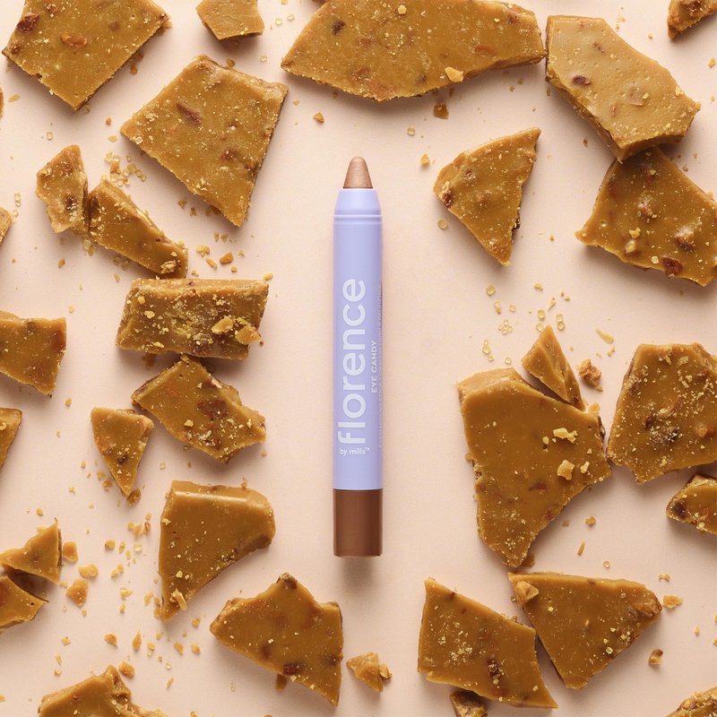 florence by mills Eyecandy Eyeshadow Stick, Toffee (golden brown), 0.063 oz/ 1.8g
