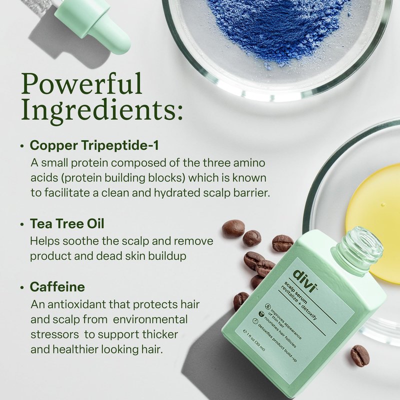 Divi Hydrating Hair Care Routine, Includes Full Size Hydrating Shampoo, Conditioner, and Scalp Serum, Gently Cleanses, Removes Scalp Buildup, Hydrates, and Nourishes Hair, 3 Piece Set