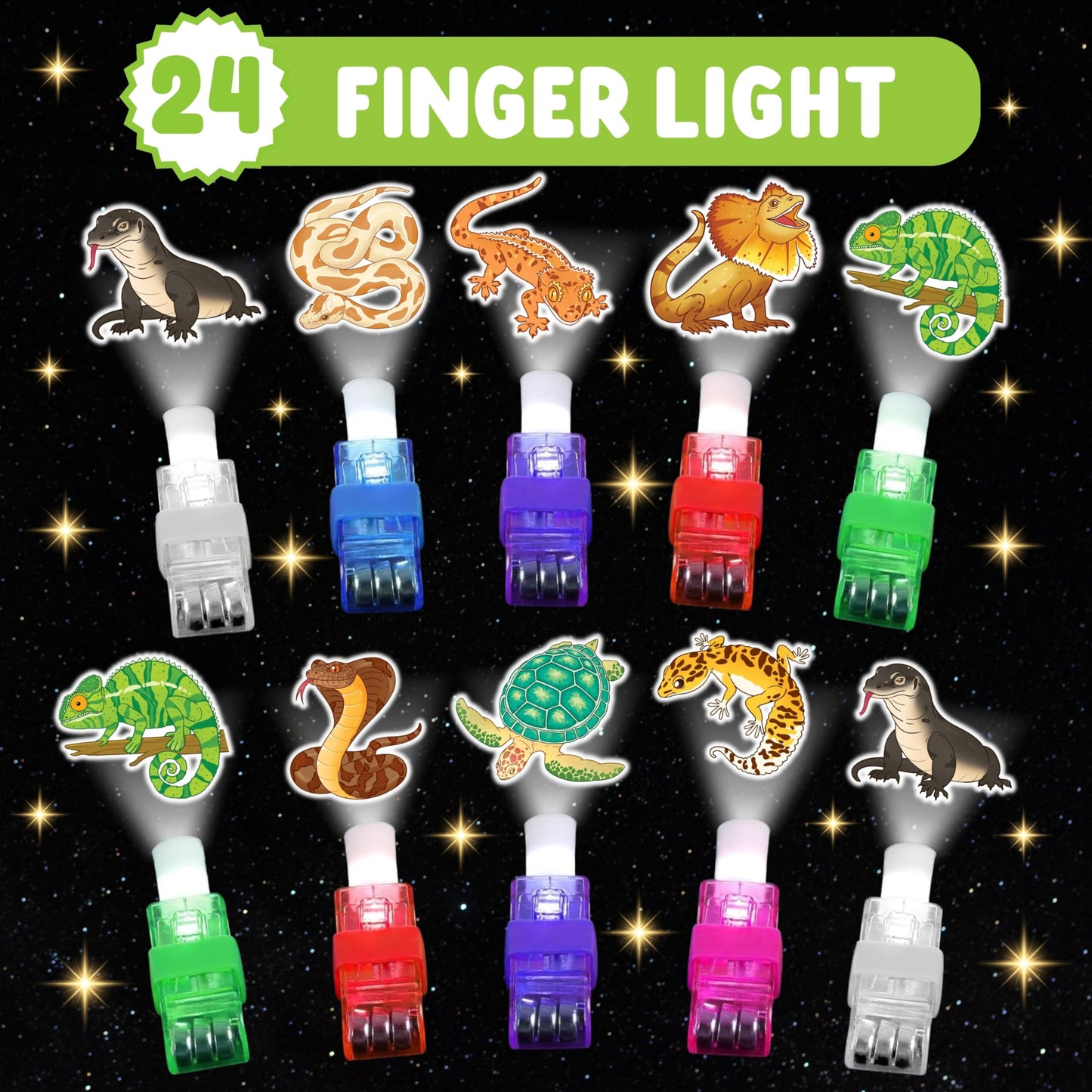 72 PCS Reptile Party Favors for Boys and Girls