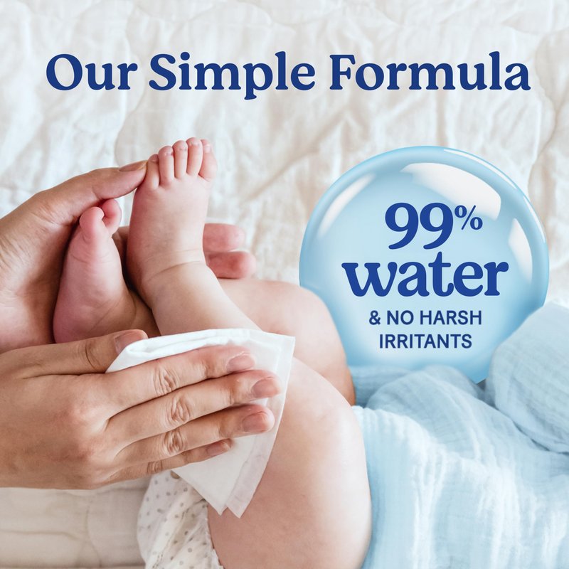 Huggies Skin Essentials Baby Wipes, Hypoallergenic, 99% Water, 6 Flip Top Packs (336 Wipes Total)