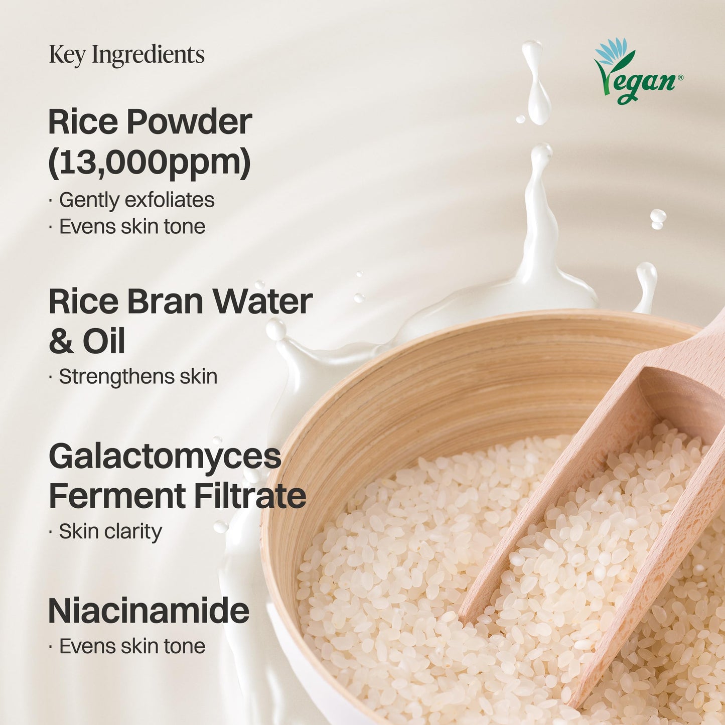 About Me Korean Rice Hydrogel Face Mask - Makgeolli Fermented with Real Gyeongbokgung Rice Powder Embedded, Galactomyces + Niacinamide + Irish Moss, Non-Drip Jelly Fit, Vegan Fragrance-Free, 5 Sheets