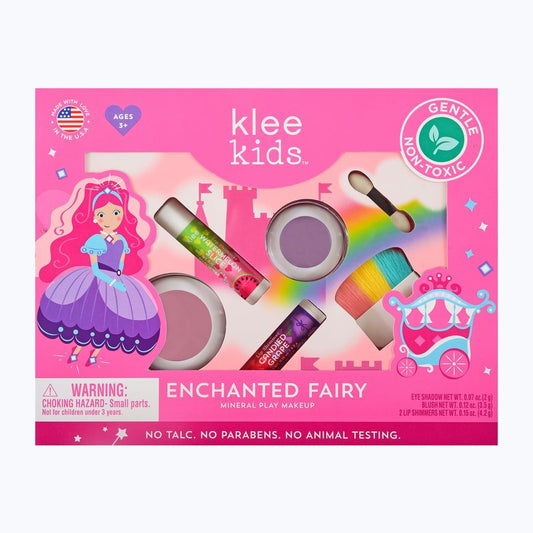 Luna Star Klee Kids Makeup Kit. Gentle and Non-Toxic. Kid-Friendly. Made in USA. (Enchanted Fairy)