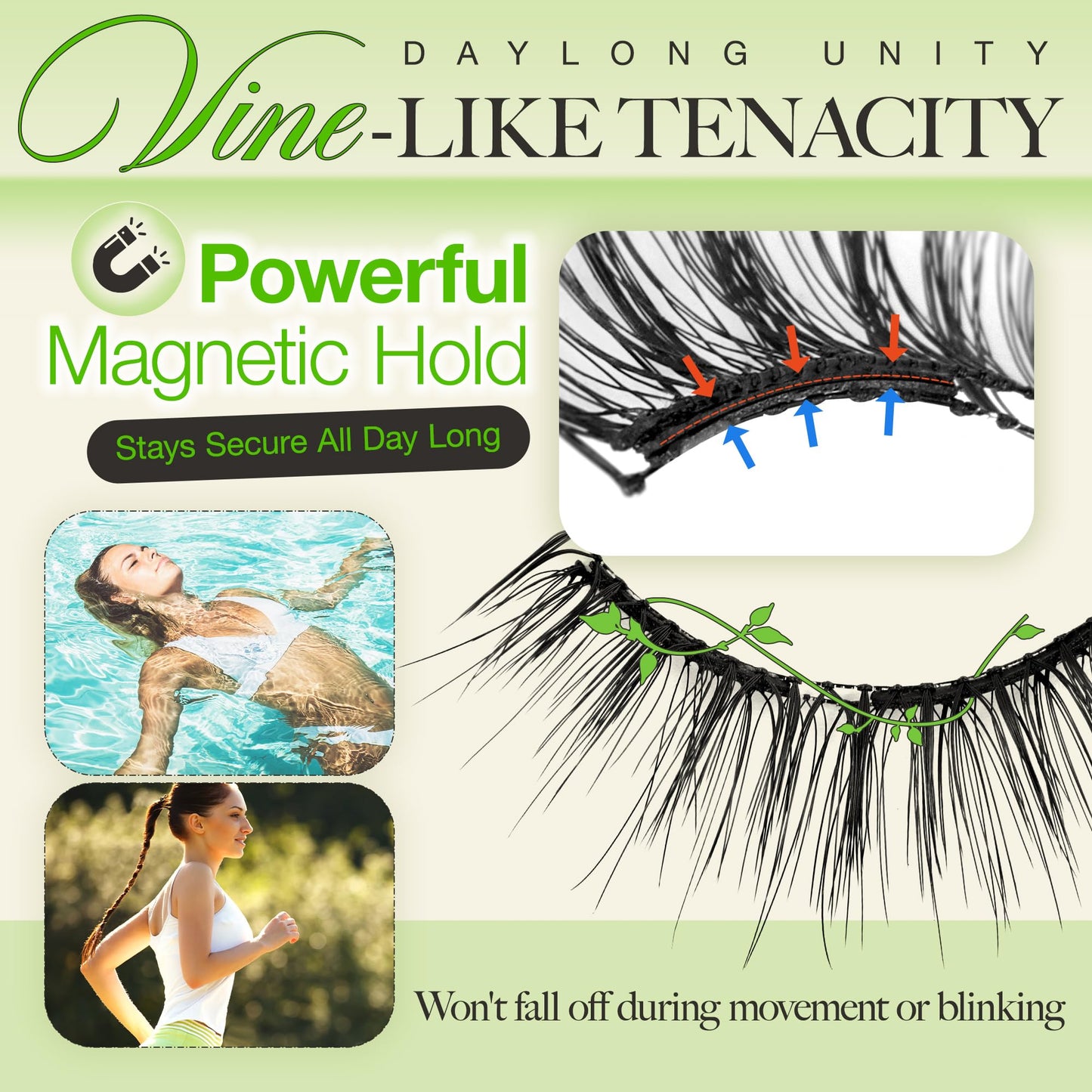 LASHVIEW Upgrade Soft Magnetic Eyelashes with Applicator, Reusable Magnetic Lashes Natural Look, No Glue Needed, Windproof & Waterproof for All-Day Comfort (L01)