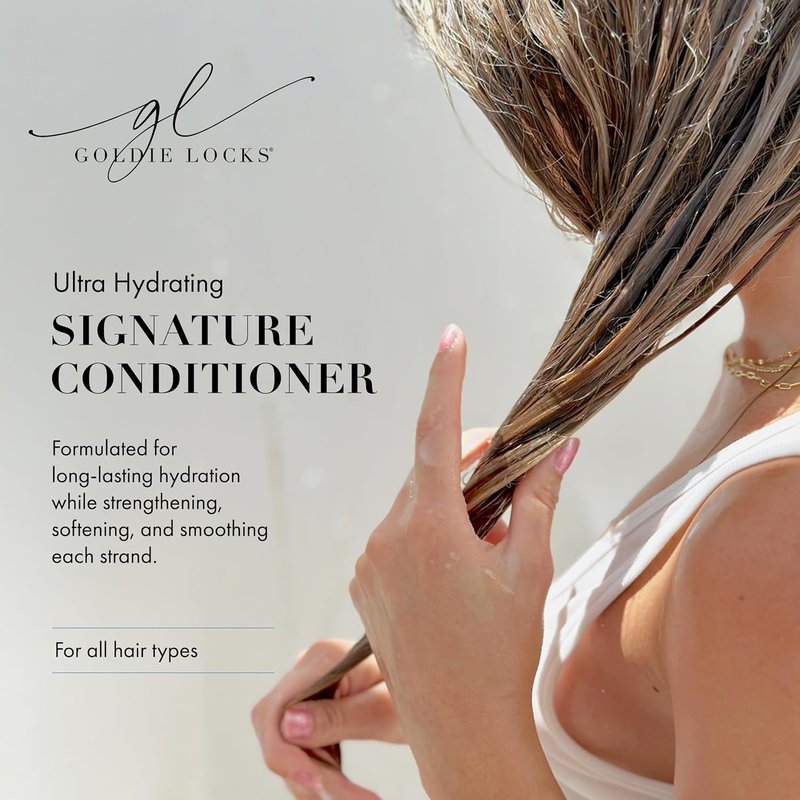 Ultra Hydrating Conditioner for Frizz & Split Ends - 3.4 fl oz | Sulfate-Free, Safe for Color-Treated Hair