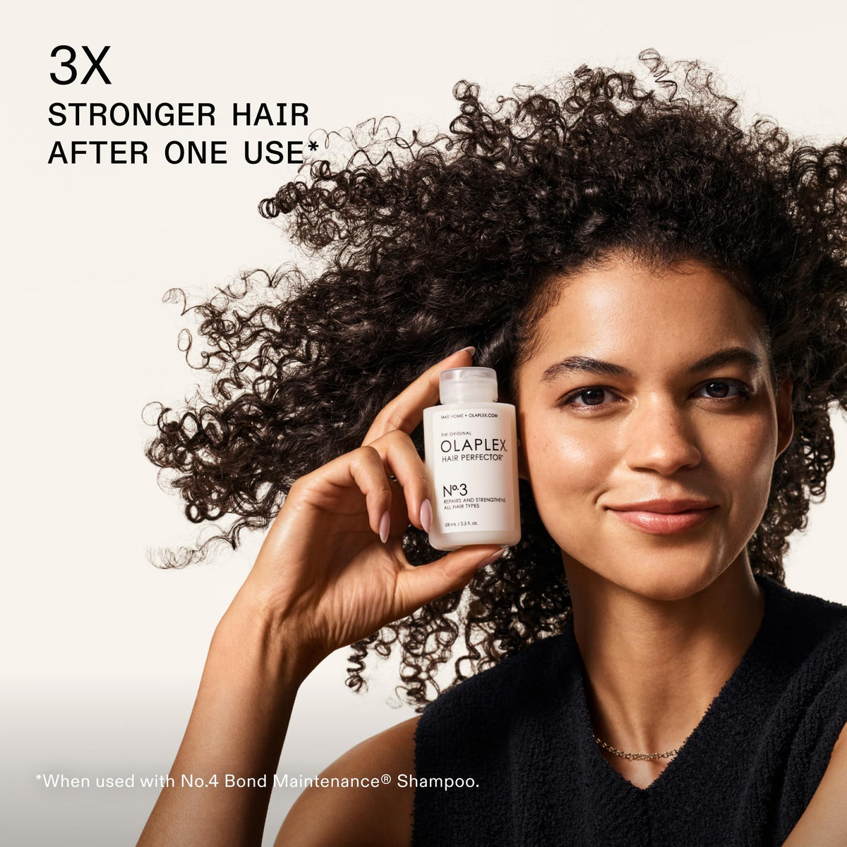 Olaplex No. 3 Bond Building Hair Perfector: Concentrated Pre-Shampoo Treatment | Repairs Damage & Strengthens Hair | Rebuilds 3 Hair Bonds | For Coily, Curly, Straight, and Wavy, 100 mL / 3.3 Fl Oz