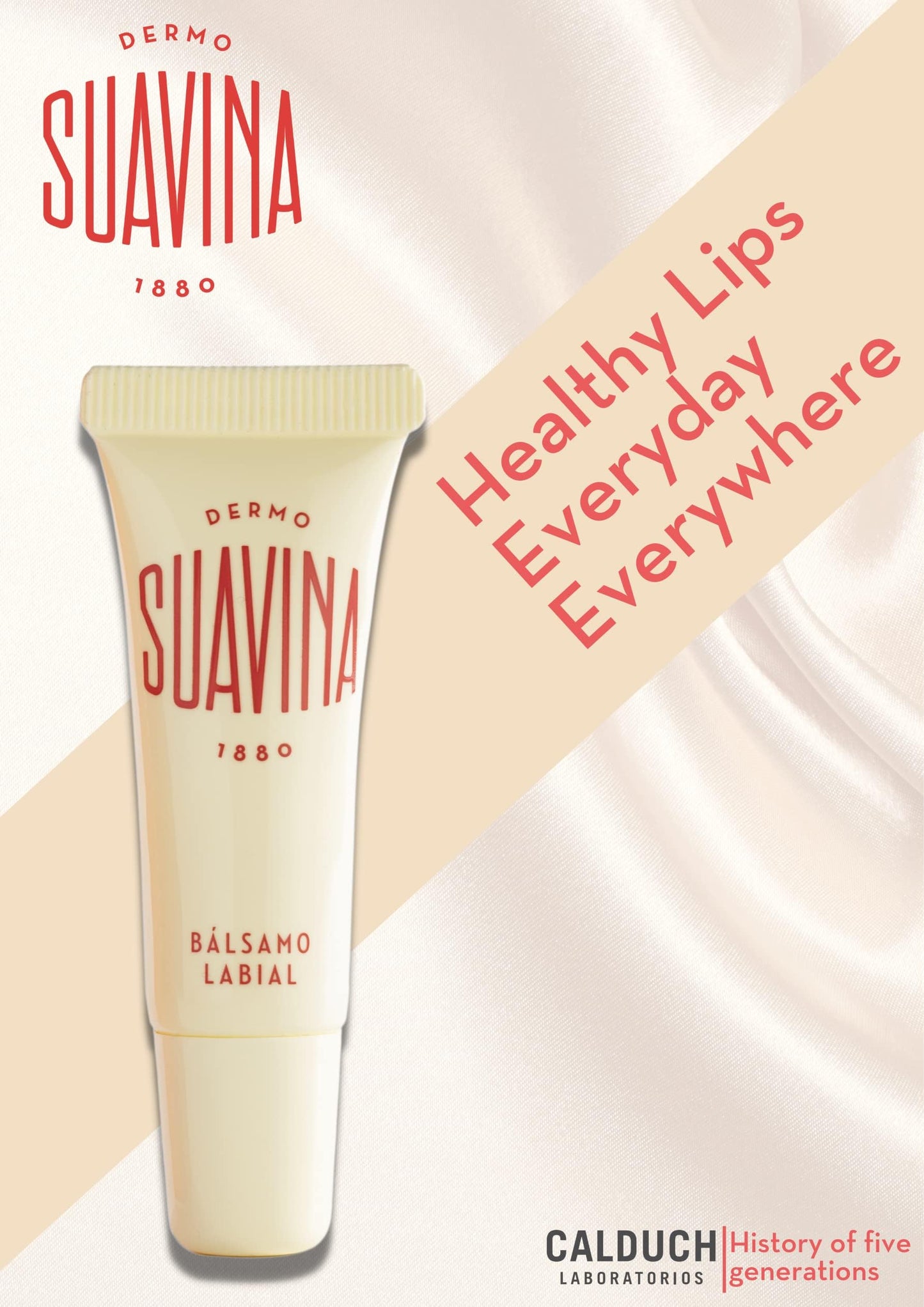 Suavina Lip Balm Hydrating Treatment for Dry Cracked Lips – Natural Intensive Lip Repair & Moisturizing Protection – Extreme Dry Lip Treatment for Men & Women – Cold Weather Lip Therapy