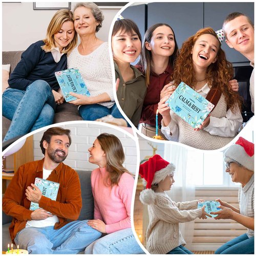 CalmNFiz 12 Pack Shower Steamers, Bath Bombs with Individually Wrapped, Shower Tablets for Her, Valentines Day Gifts for Her and Him, Birthday Presents for Men and Women Who Have Everything(6 Scents)