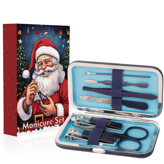 Nail Kit,Travel Essentials,Manicure Kit,Nail Clippers for Men,Nail Clipper Set,Mens Manicure Set,Nail Accessories,Manicure Tools,Manicure and Pedicure Kit,Stocking Stuffers for Men