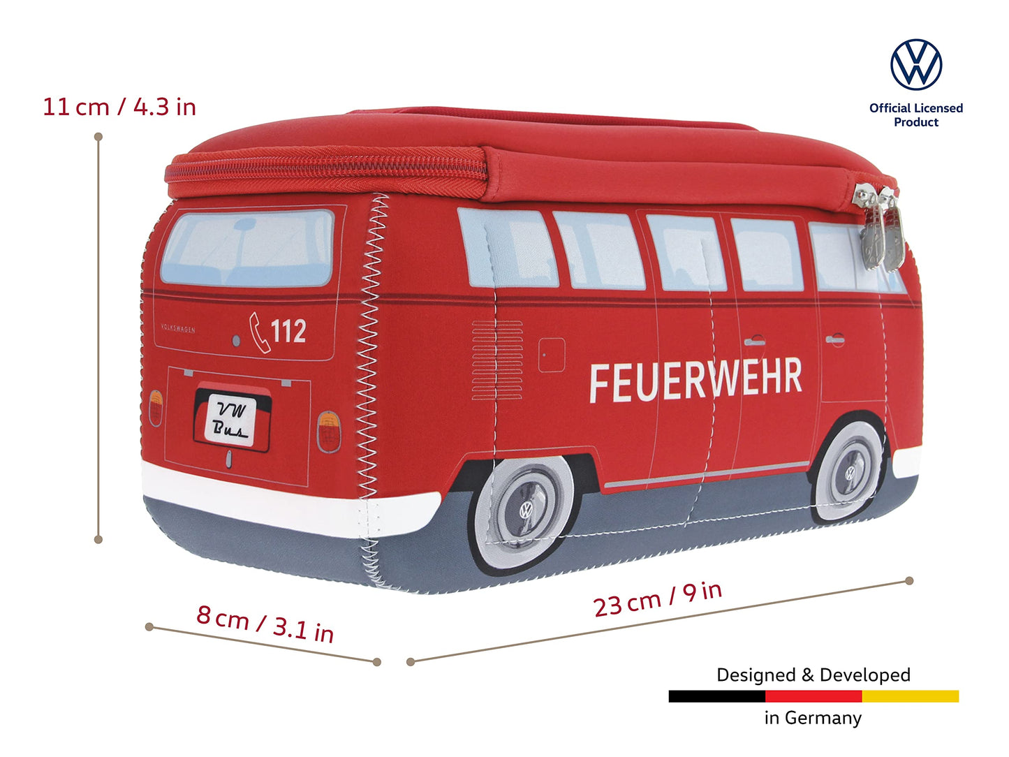 BRISA VW Collection - T1 Bus Camper Toiletry Bag Cosmetic Case