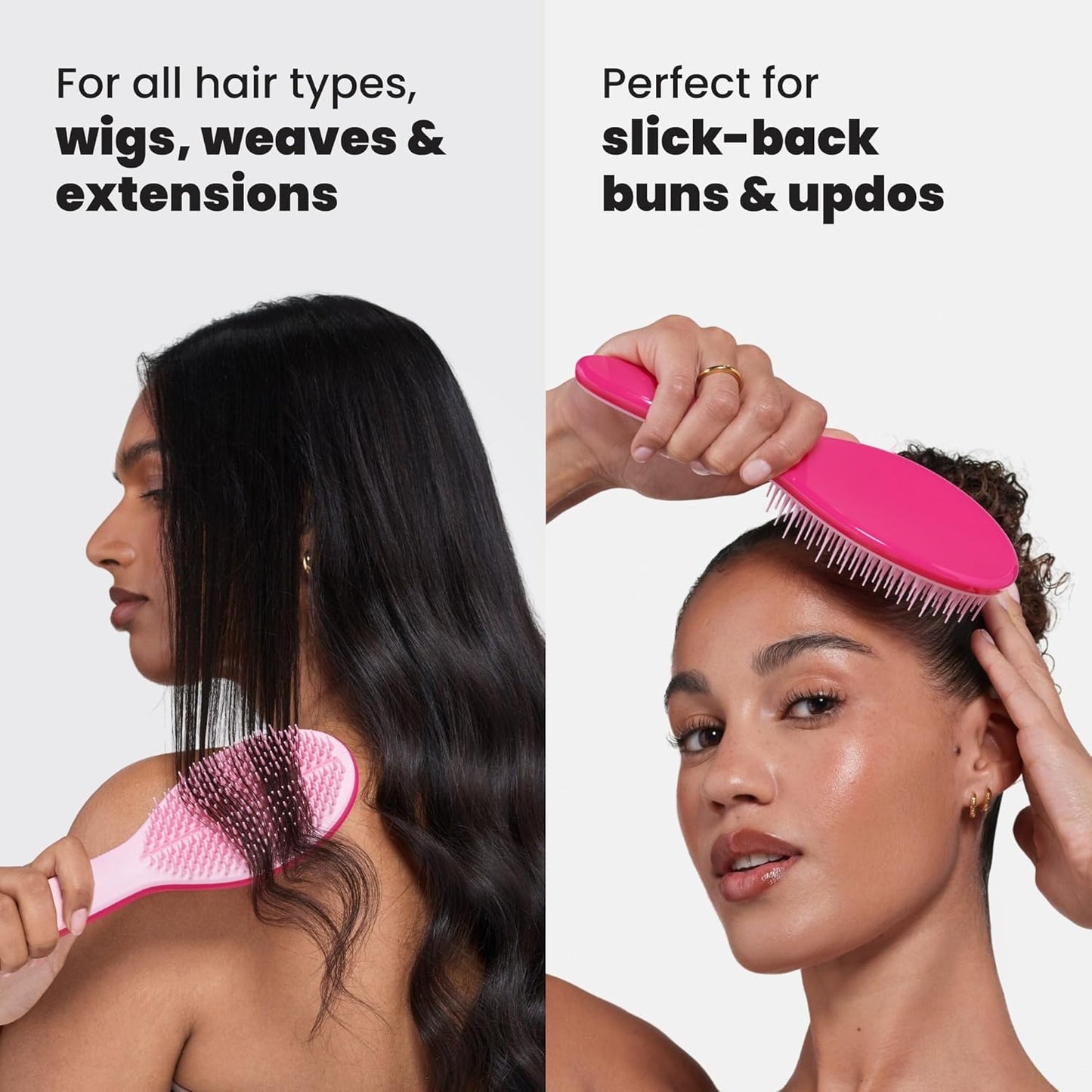 Tangle Teezer Ultimate Styler Hair Brush - Adds Volume, Texture & Shine | Sweet Pink