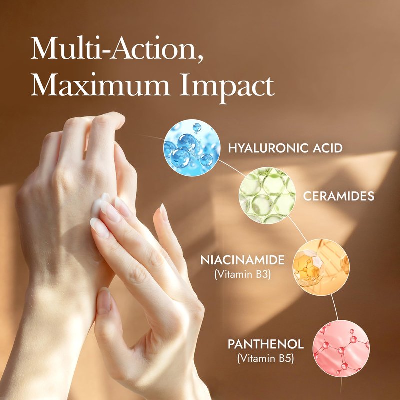 THERAPISPA Ultra Rich Hand Cream – Intensive Hydration & Repair for Dry, Chapped Hands | Enriched with Shea Butter, Ceramides, Niacinamide (B3) & Panthenol (B5) (Acacia, 2.0 oz, Pack of 1)
