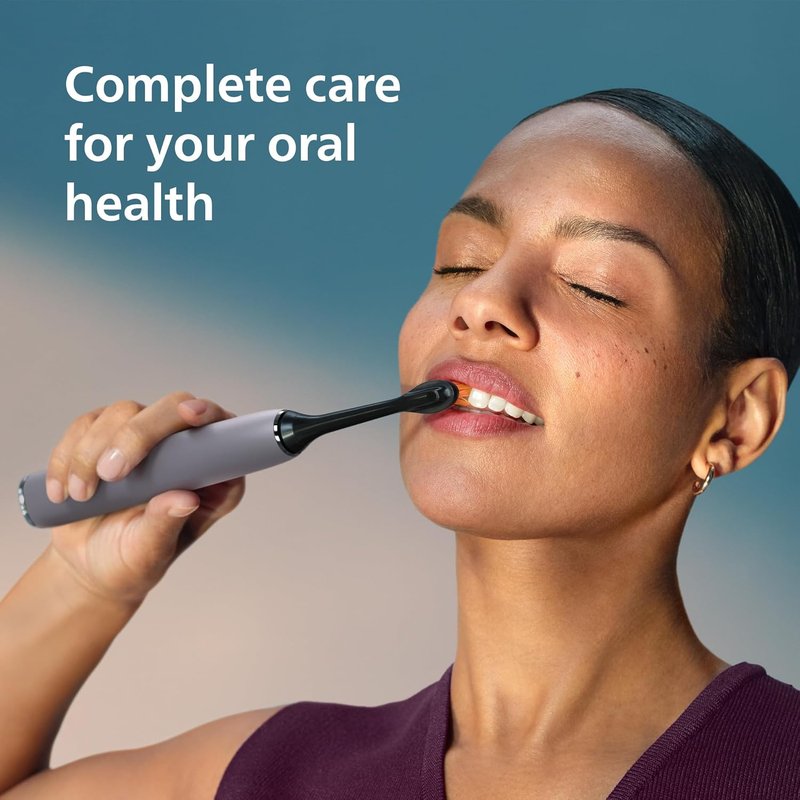 Philips Sonicare DiamondClean Smart 9300 Electric Toothbrush - Sonic Technology, 12 Settings, Grey | Model HX9903/45