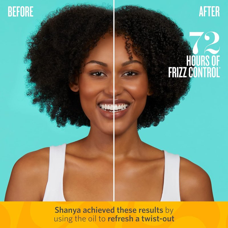Brazilian Glossy Nourishing Hair Oil - Frizz Control & Shine | 3.4 oz