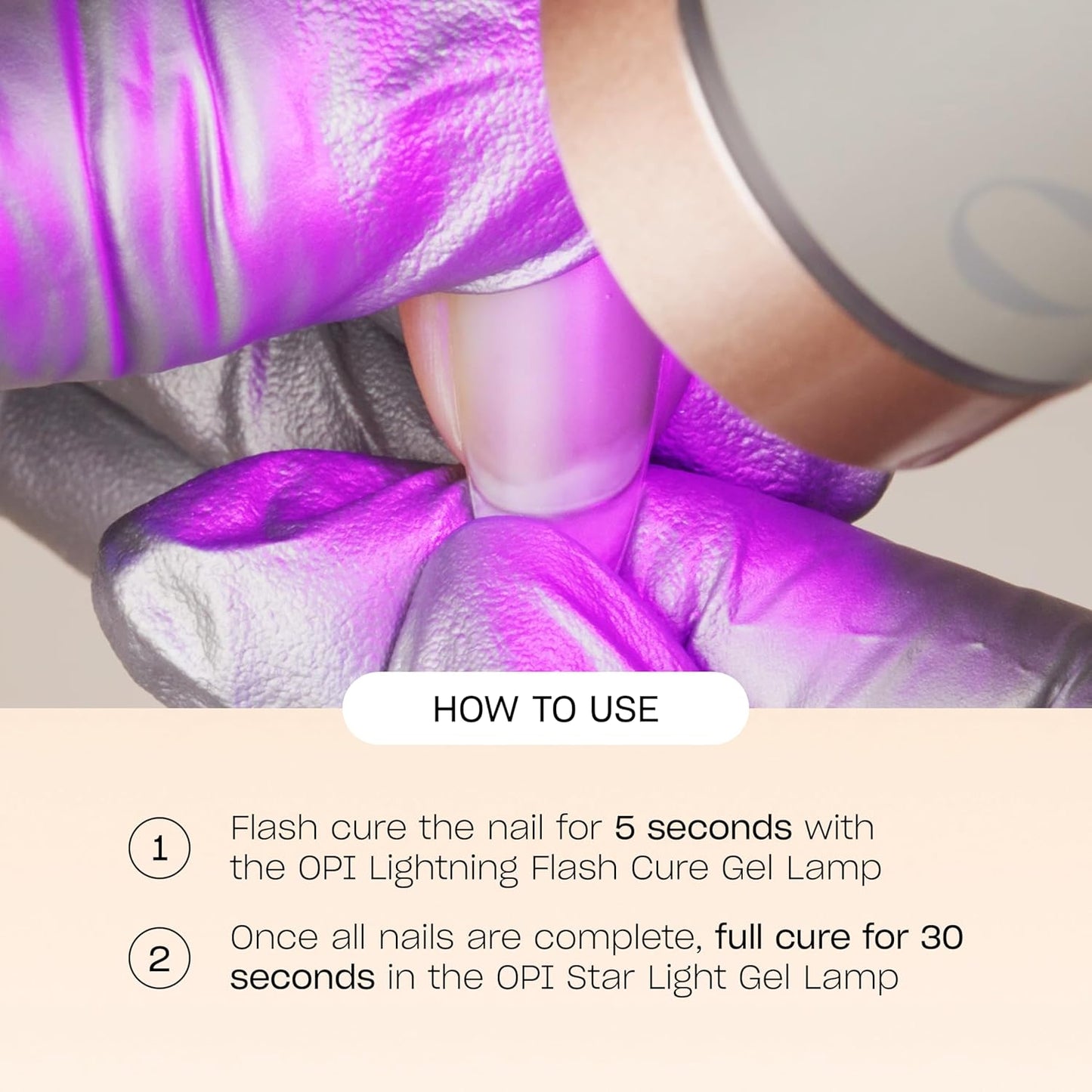 OPI Cordless Gel Lamp - Touch LED Light for Quick Curing | Lightweight & Portable Design