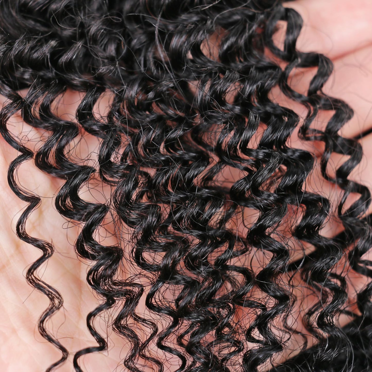10A Afro Kinky Curly Bundles Human Hair 100% Unprocessed Virgin Brazilian Curly Weave Human Hair 2 Bundles 8 10 Inch Natural Black Color for Women