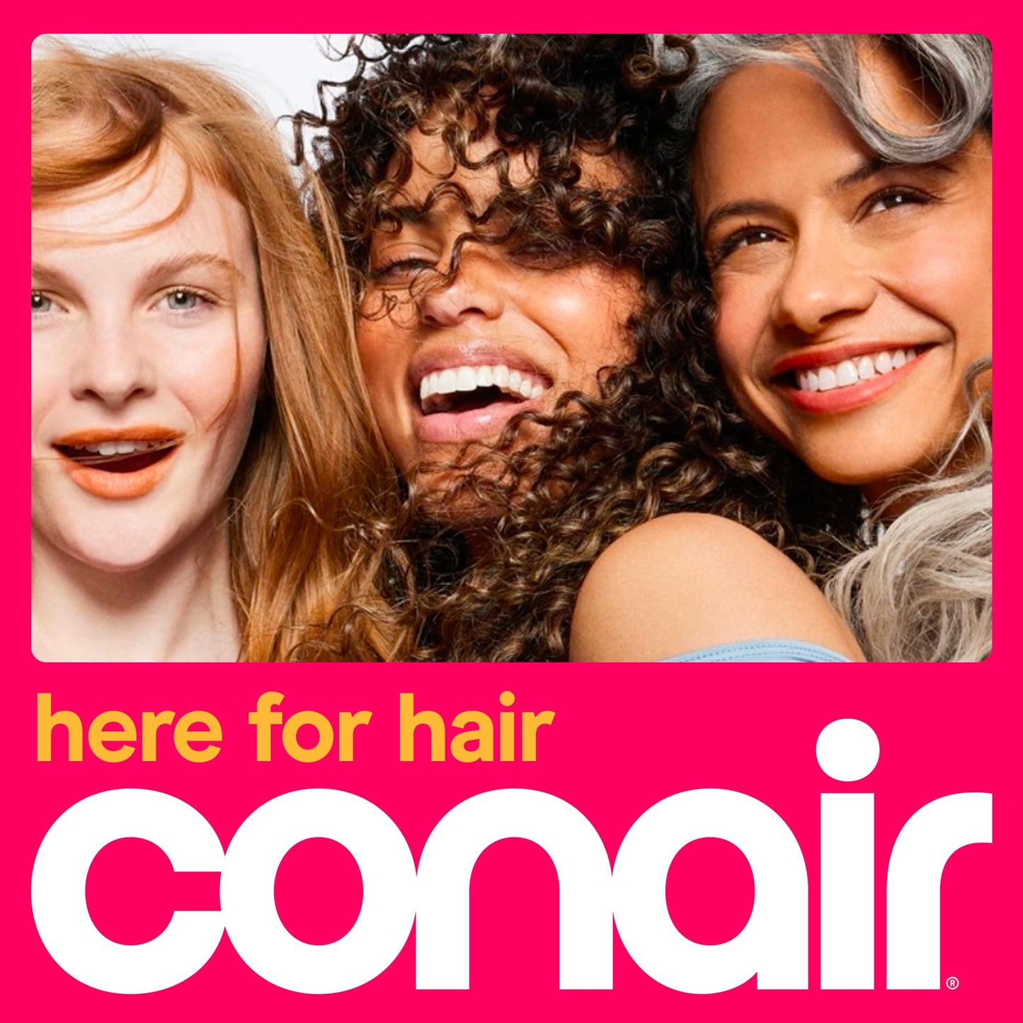 Conair Curling Iron & Waver Hair Tool, Triple Barrel, White/Rose Gold