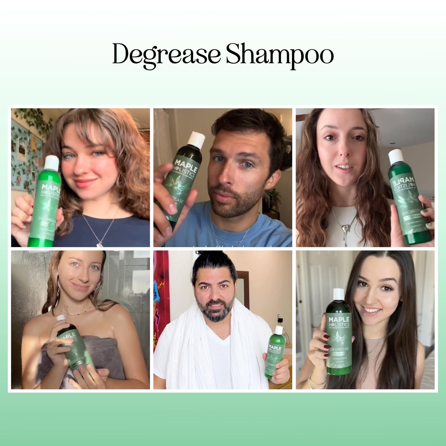 Clarifying Shampoo for Build Up and Oily Hair - Deep Cleansing Shampoo with Rosemary - Refreshing Lemon for Greasy Hair & Jojoba Oil for Scalp Cleanser - Anti Residue Shampoo for Healthy Scalp - 8 Oz