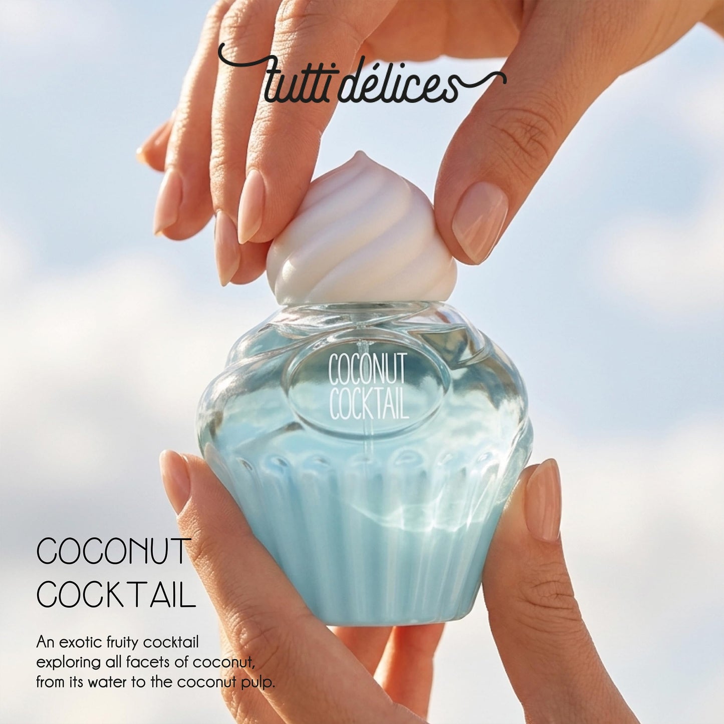 TUTTI DELICES Coconut Cocktail Perfume, Sweet Eau de Toilette, 50ml