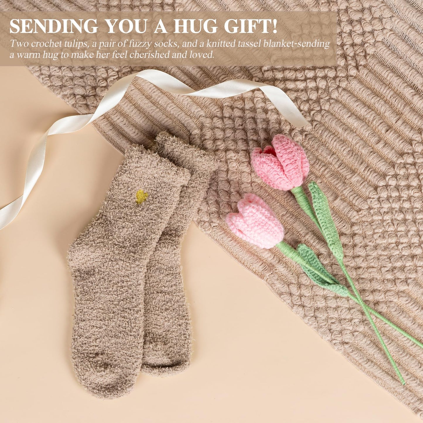 CuriBox Birthday Gifts for Women - 13PCS Unique Happy Birthday Easter Gifts Basket for Mom Her Best Friend Sister Wife Girlfriend Coworker - Relaxing Spa Self Care Package Mothers Day Set (Vanilla)