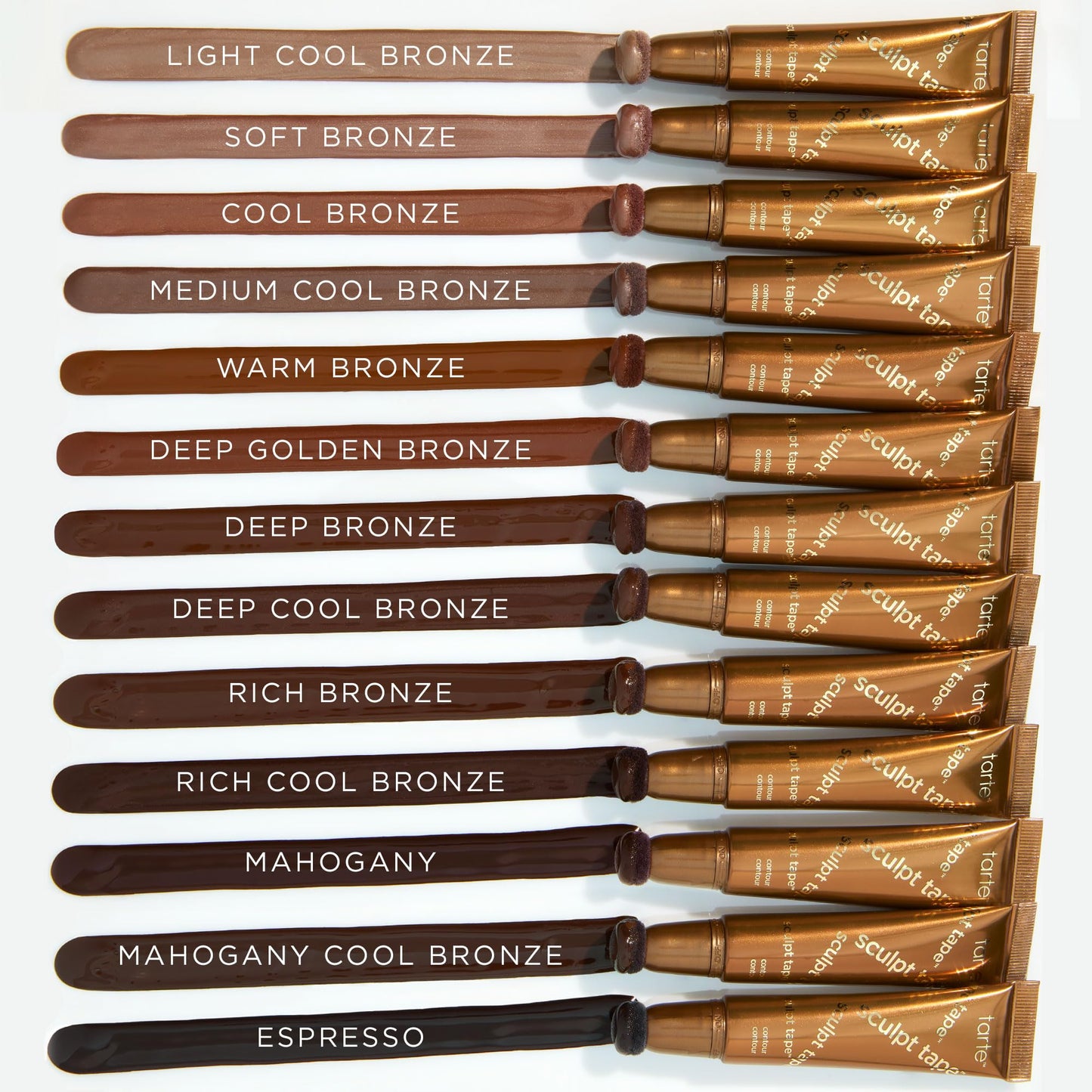 tarte sculpt tape contour – Lightweight Cream Bronzer with Shea Butter for Blendable, Buildable Contour & Natural Looking Sculpted Glow, Vegan & Cruelty-Free, travel size, espresso