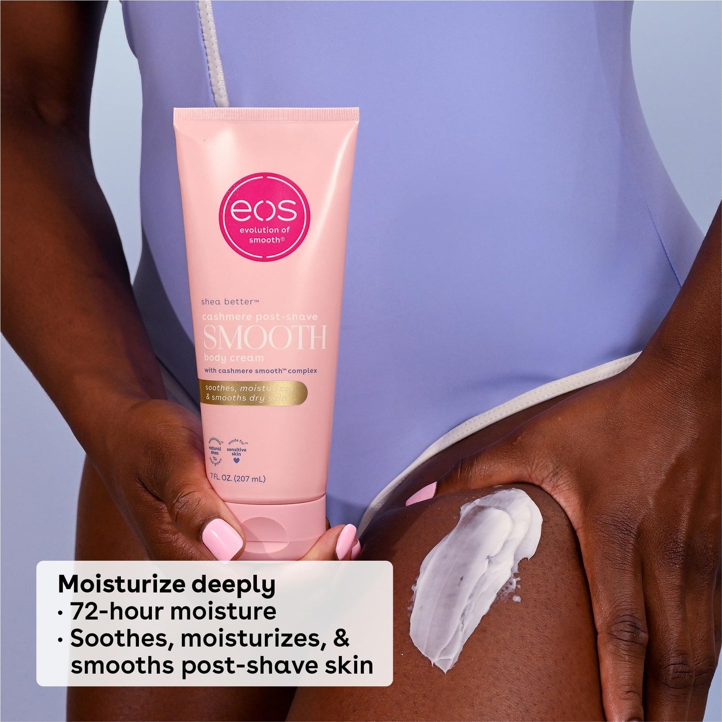 eos Vanilla Cashmere Skin Collection 3-Step Bundle - Pre-Shave Scrub, Butter, Post-Shave Body Cream