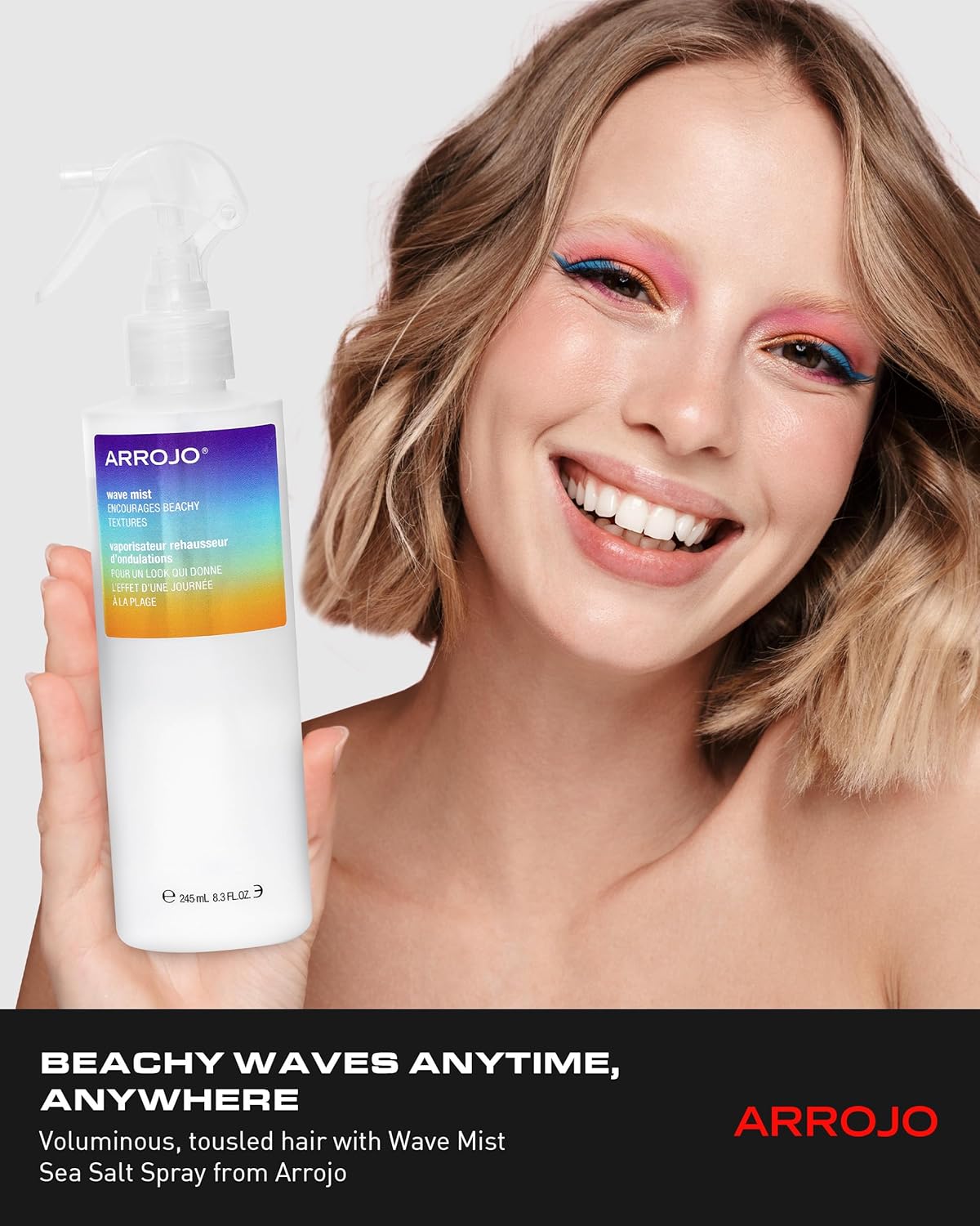 Wave Mist Sea Salt Spray - Sulfate & Paraben-Free Hair Texture Spray for Beach Waves & Volume | 8.3 fl. oz.