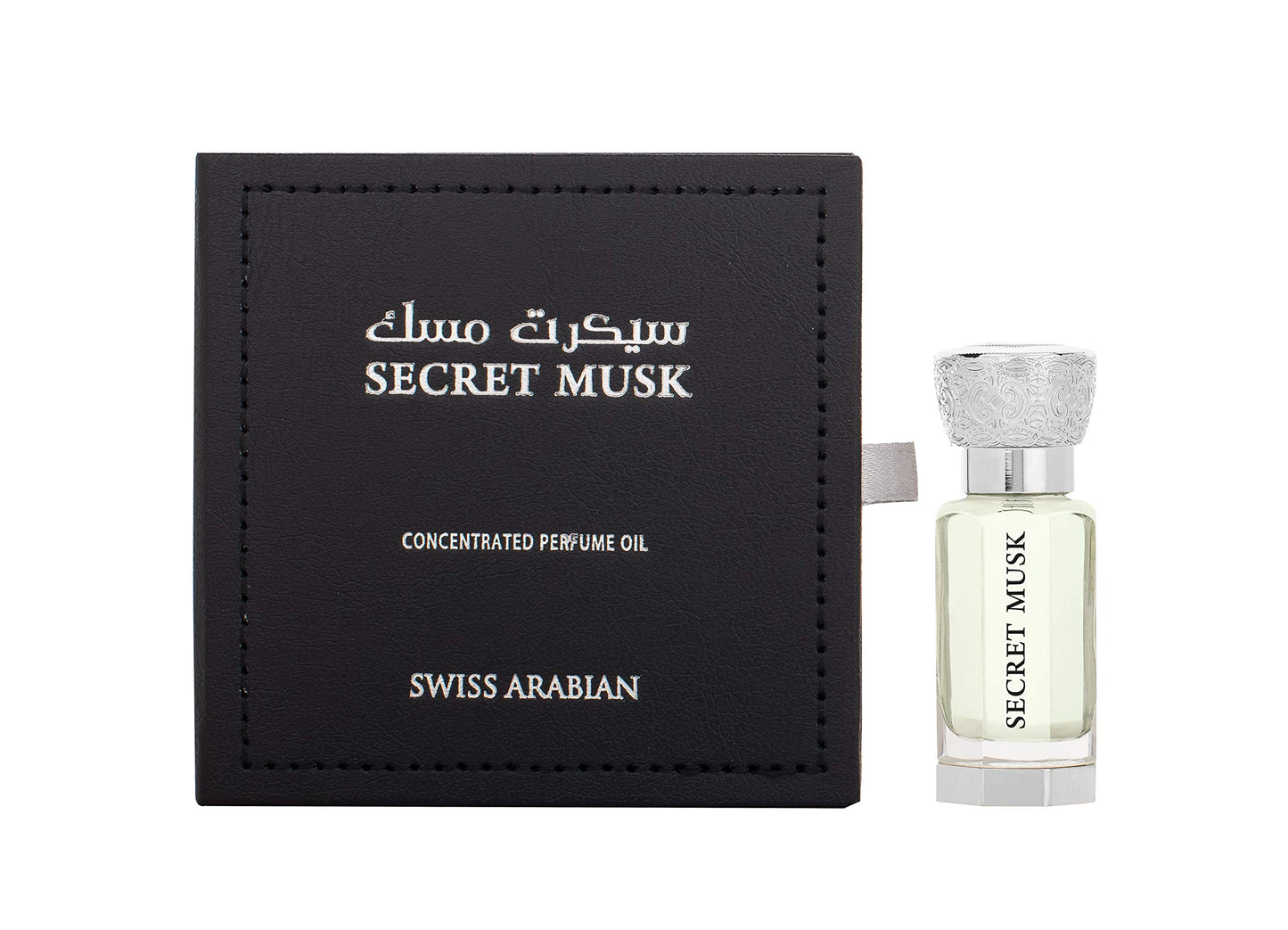 Swiss Arabian Secret Musk - Luxury Products From Dubai - Long Lasting, Addictive Personal Perfume Oil Fragrance - A Seductive Signature Aroma - 0.4 Oz