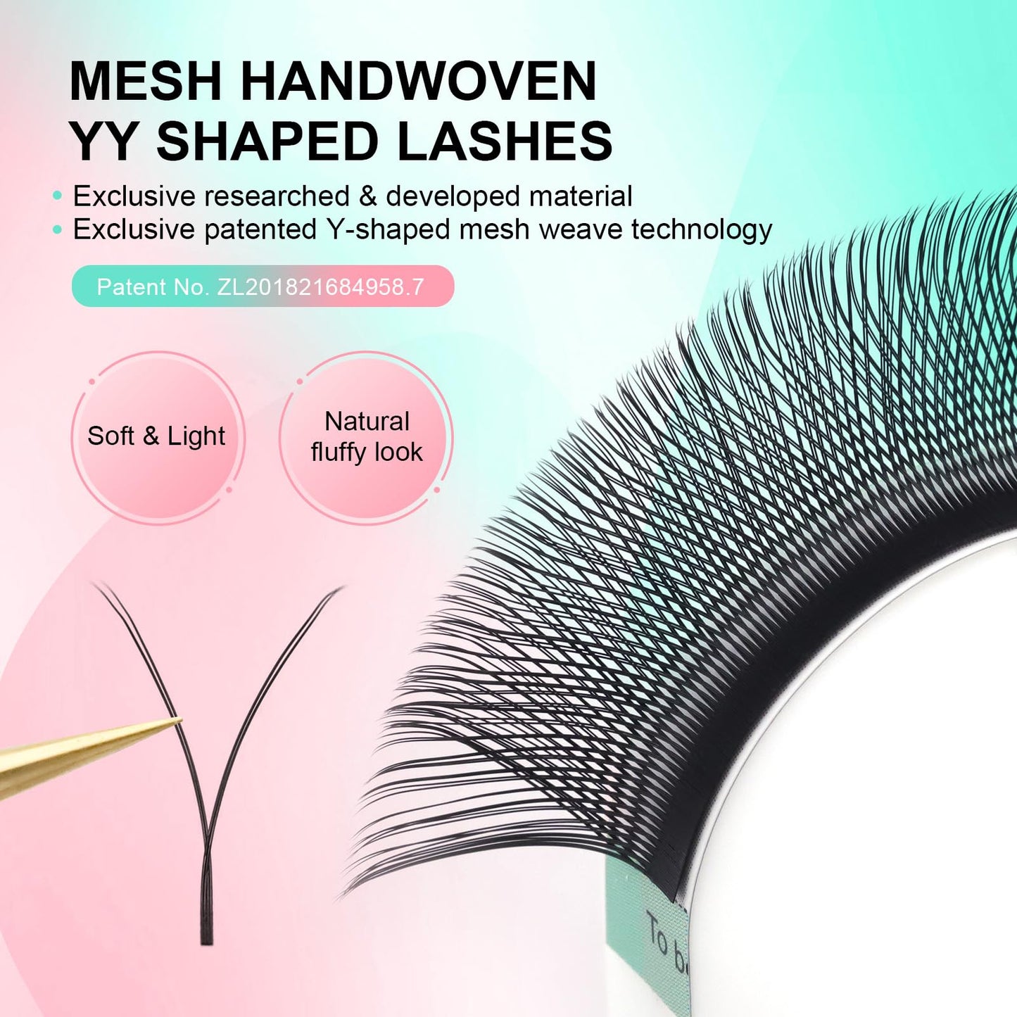 NAGARAKU 5 Trays yy Eyelash Extensions y lash 0.07mm D curl 11/12/13/14/15mm in 1 pack Premade 4D Easy Fan Russian Volume Cluster Faux Mink Matte Black 12 rows
