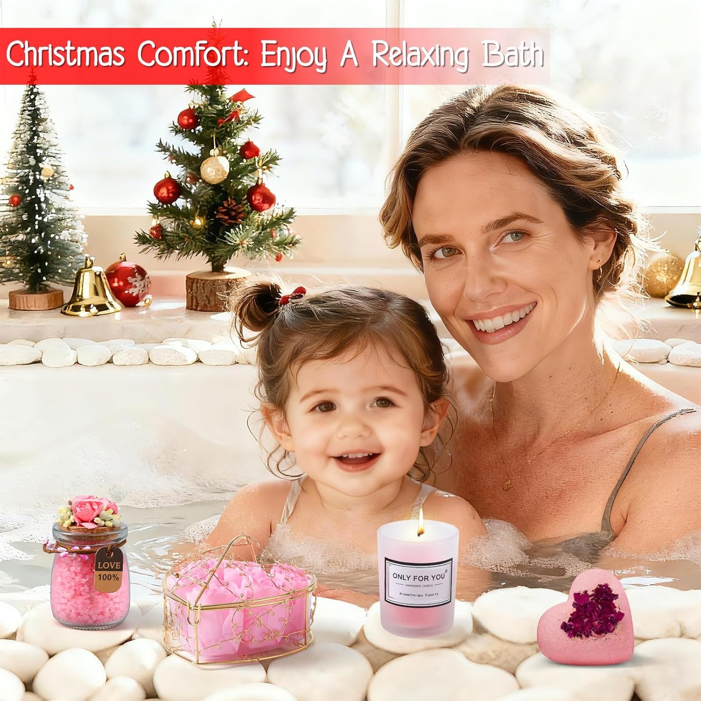 Valentine's Day Gifts for Mom | Unique Self-Care Spa Package for Women - Perfect for Birthdays & Retirement