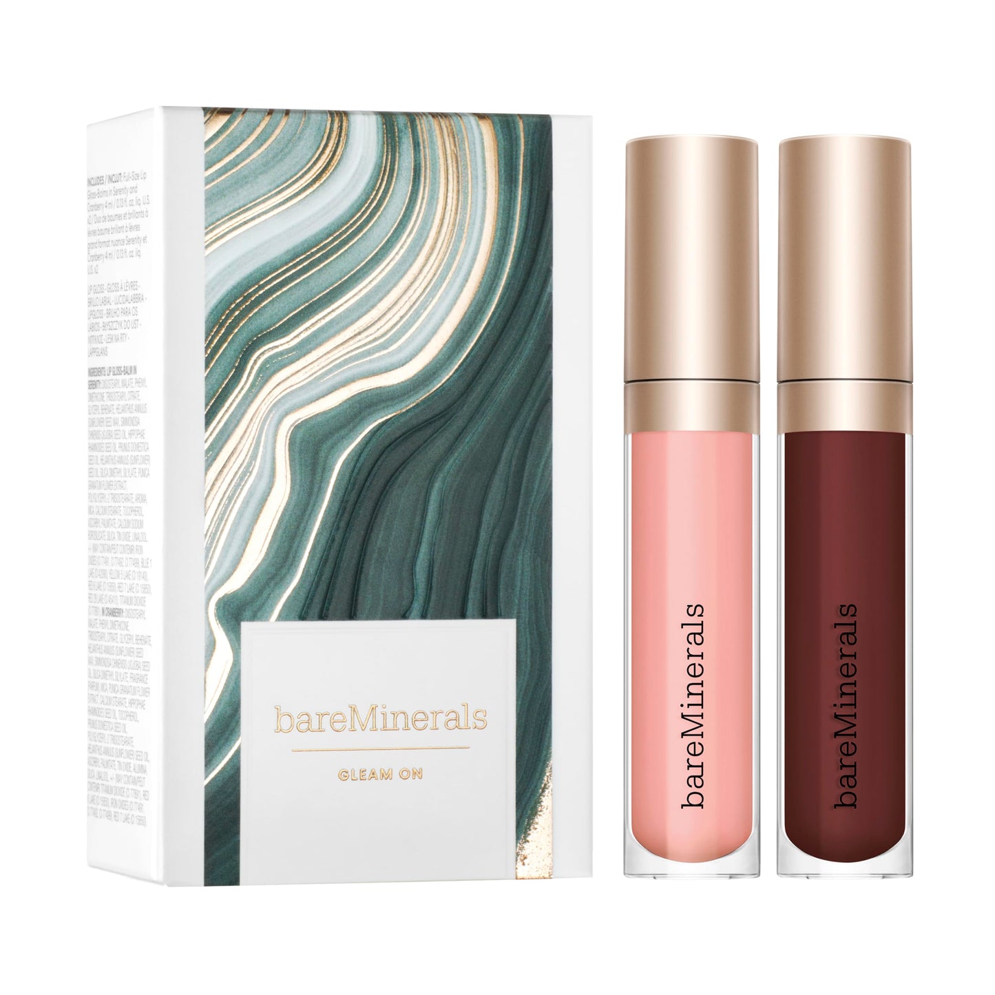 bareMinerals Mineralist Lip Gloss-Balm, Serenity & Cranberry, Vegan, Cruelty-Free & Dermatologist-Tested