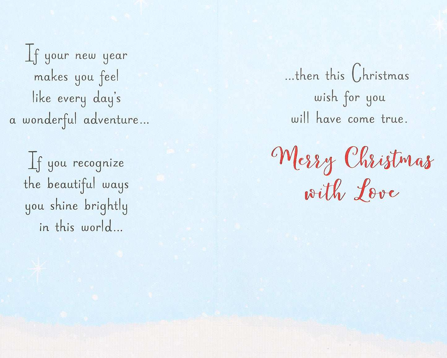 American Greetings Christmas Card for Granddaughter (Beautiful Ways You Shine)
