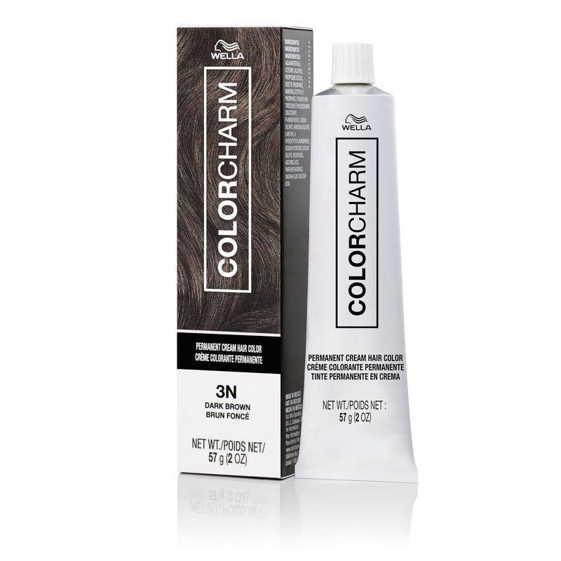 COLORCHARM Permanent Cream Hair Color, 3N Dark Brown, 2 oz.