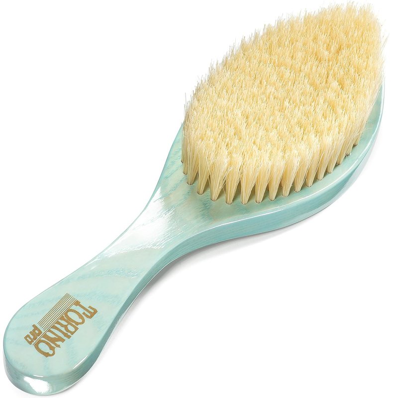 Torino Pro Wave Brushes - Soft Curved Hair Brush #1950 for 360 Waves | Extra Long Boar Bristles