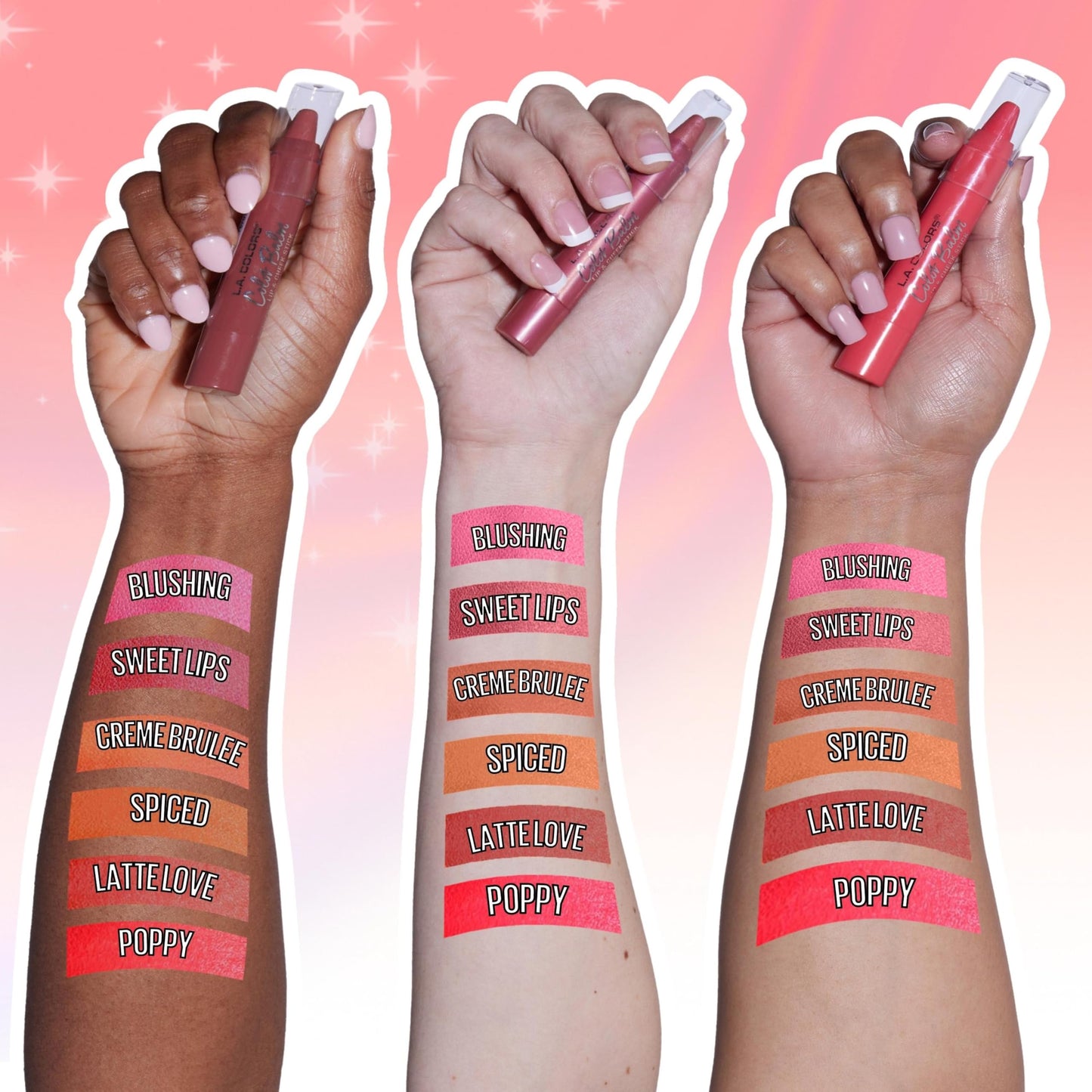 L.A. COLORS Color Balm, Blushing CCL701
