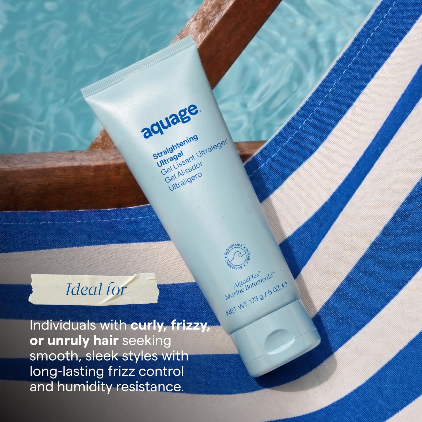 Aquage Straightening Ultragel & Hair Smoothing Cream, 6 oz