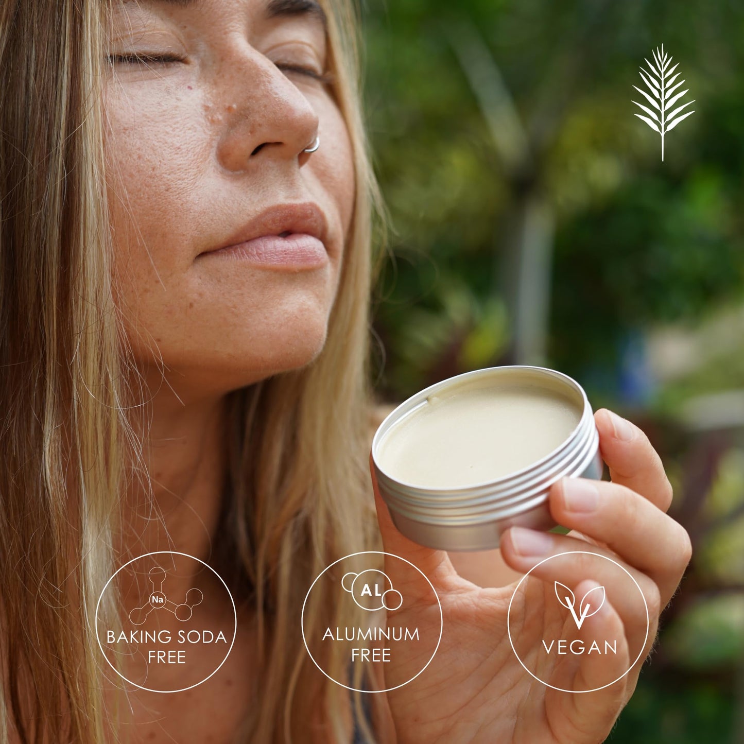 COCO SALVAJE Natural Deodorant for Women & Men | Aluminum Free Deodorant with Magnesium | Non toxic, Vegan, Hypoallergenic and Pregnancy Safe | Organic Ingredients | 2.11oz (GALERAZAMBA (Lemongrass))