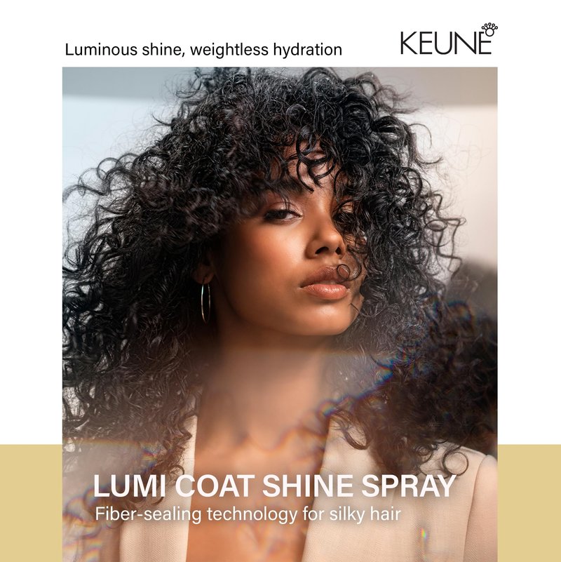 Keune Care Lumi Coat Luminous Shine Spray, Heat-Activated & Shine-Boosting Treatment for All Hair Types, 4.7 Fl Oz