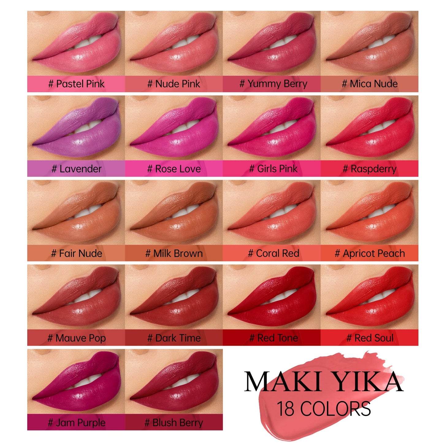 MAKI YIKA Moisture Gold Lipstick for Women Hydrate Tinted Lip Balm for Mother's Day Dry Cracked Lips Sheer Lipstick Lip Tinted Glossy Finish,MA072 Winner Gold