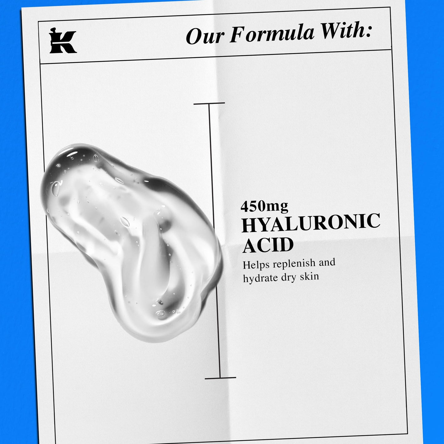 Kiehl's Ultra Pure High-Potency 1.5% Hyaluronic Acid Serum, Concentrated Face Serum for Dry Skin, Instantly Boosts Hydration, Plumps Skin, All Skin Types, Fragrance-free - 1 fl oz