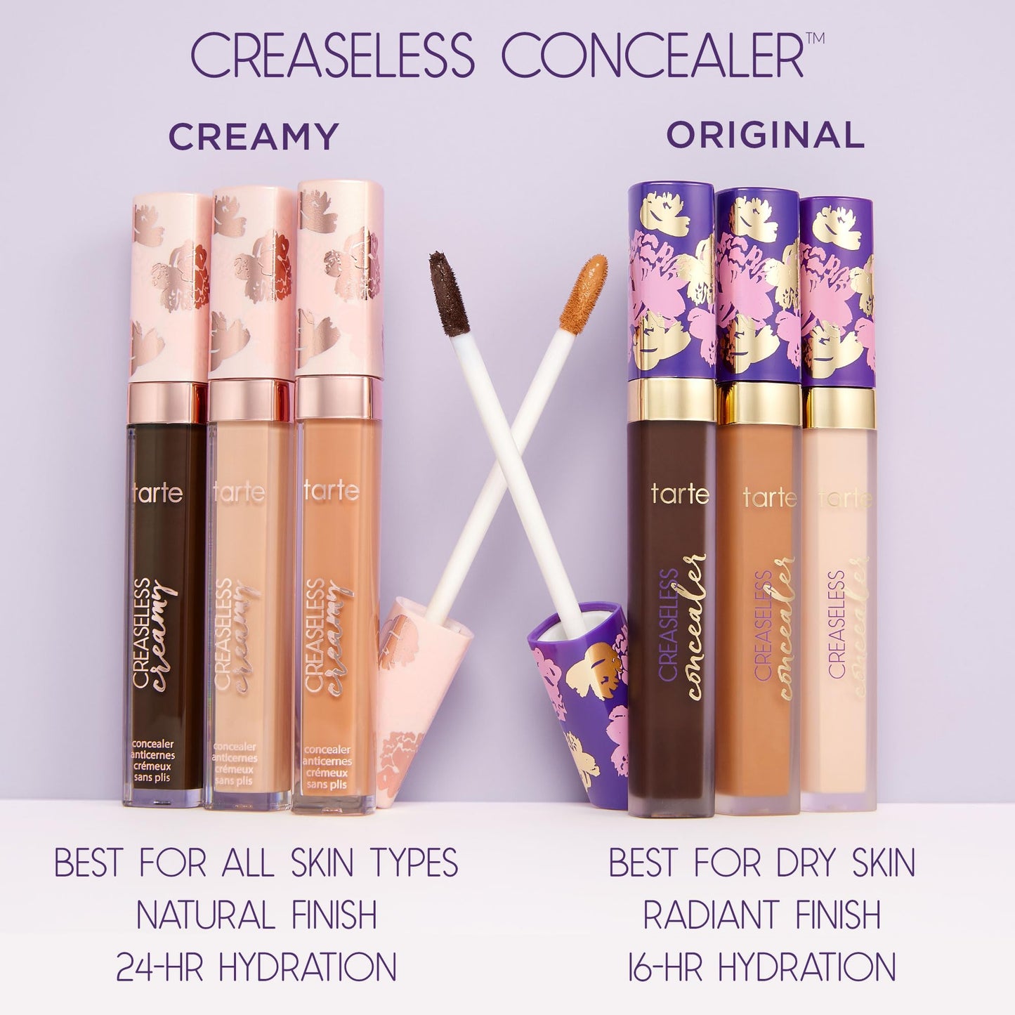 tarte maracuja creaseless full-coverage concealer – Waterproof Longwear with Vitamin C to Hydrate look of Dark Circles, Blemishes & Discoloration, Vegan & Cruelty-Free, full size, light