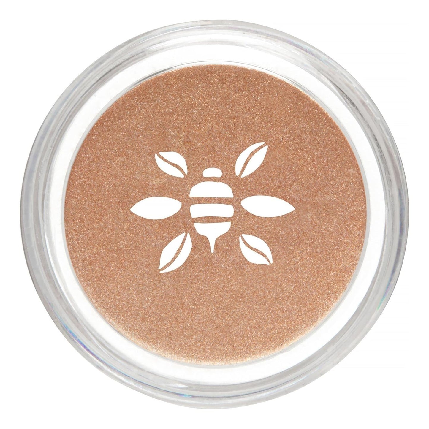 Honeybee Gardens Clean Mineral Eye Shadow - Satin Sheets, Pale Sparkly Peach With Gold Highlights | 2g