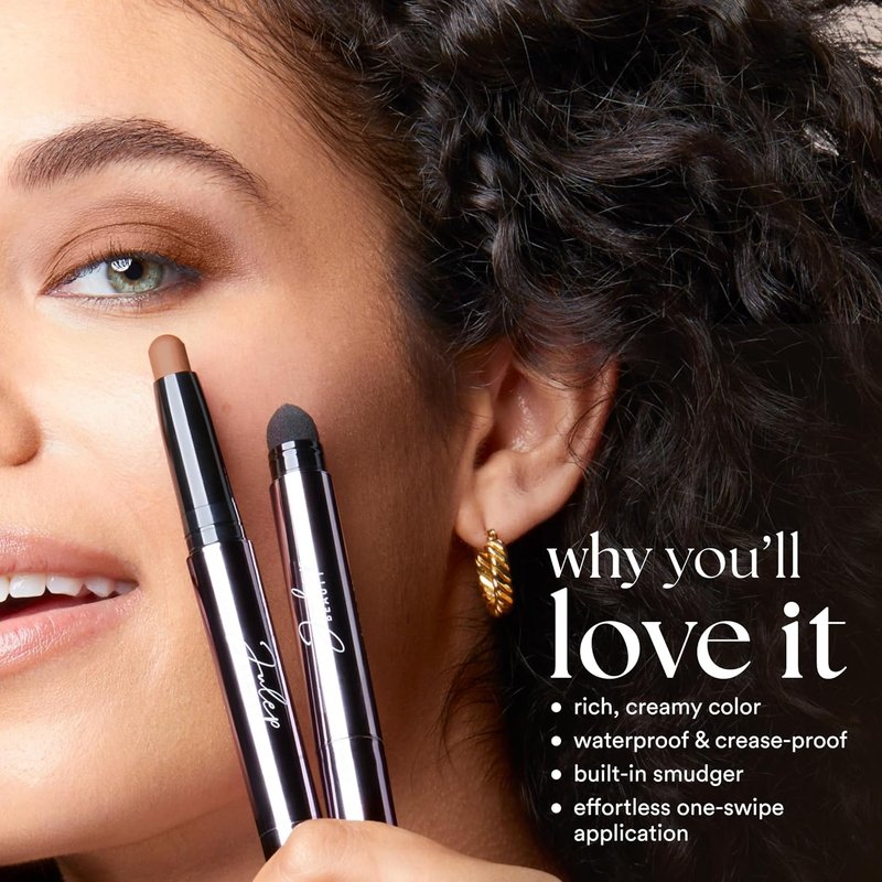 Julep Crème-to-Powder Eyeshadow Stick Duo - Pearl Shimmer & Snowfall Matte