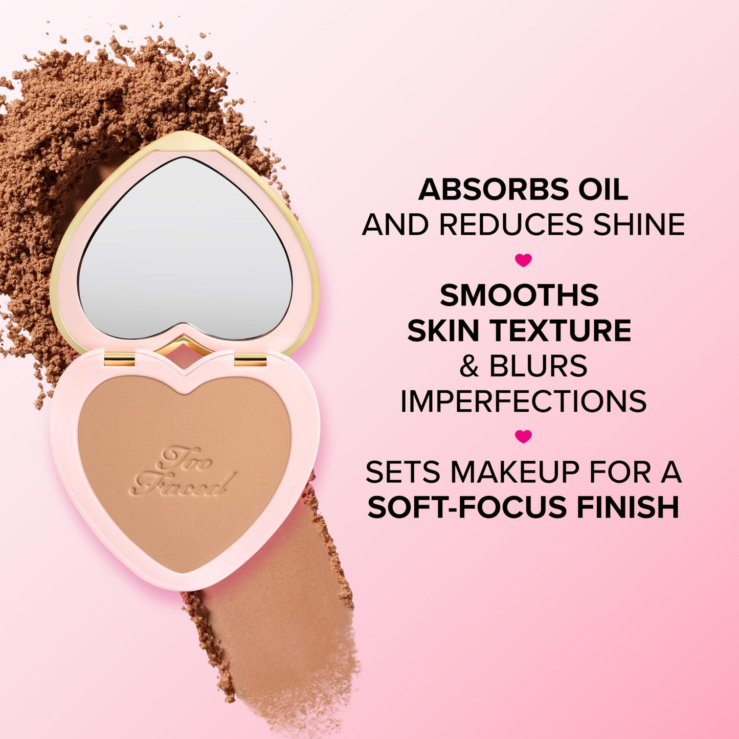 Too Faced Born This Way Soft Blur Flexible Finish Setting Powder | Blurring, Silky Smooth Pressed Powder Formula + Soft Focus Finish, Non-Comedogenic, 0.16 Ounce, Medium