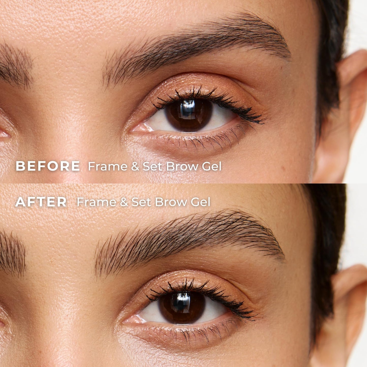 Wunderbrow Frame & Set Brow Gel, Clear Eyebrow Gel for Long-Lasting Flexible Hold, Flake-Free & Zero Residue
