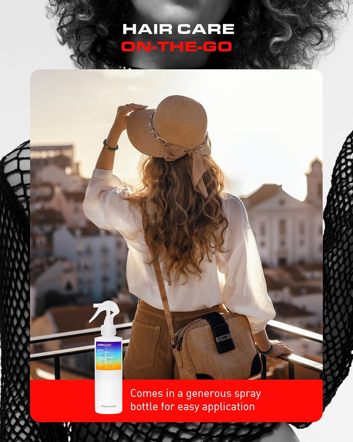 Wave Mist Sea Salt Spray - Sulfate & Paraben-Free Hair Texture Spray for Beach Waves & Volume | 8.3 fl. oz.