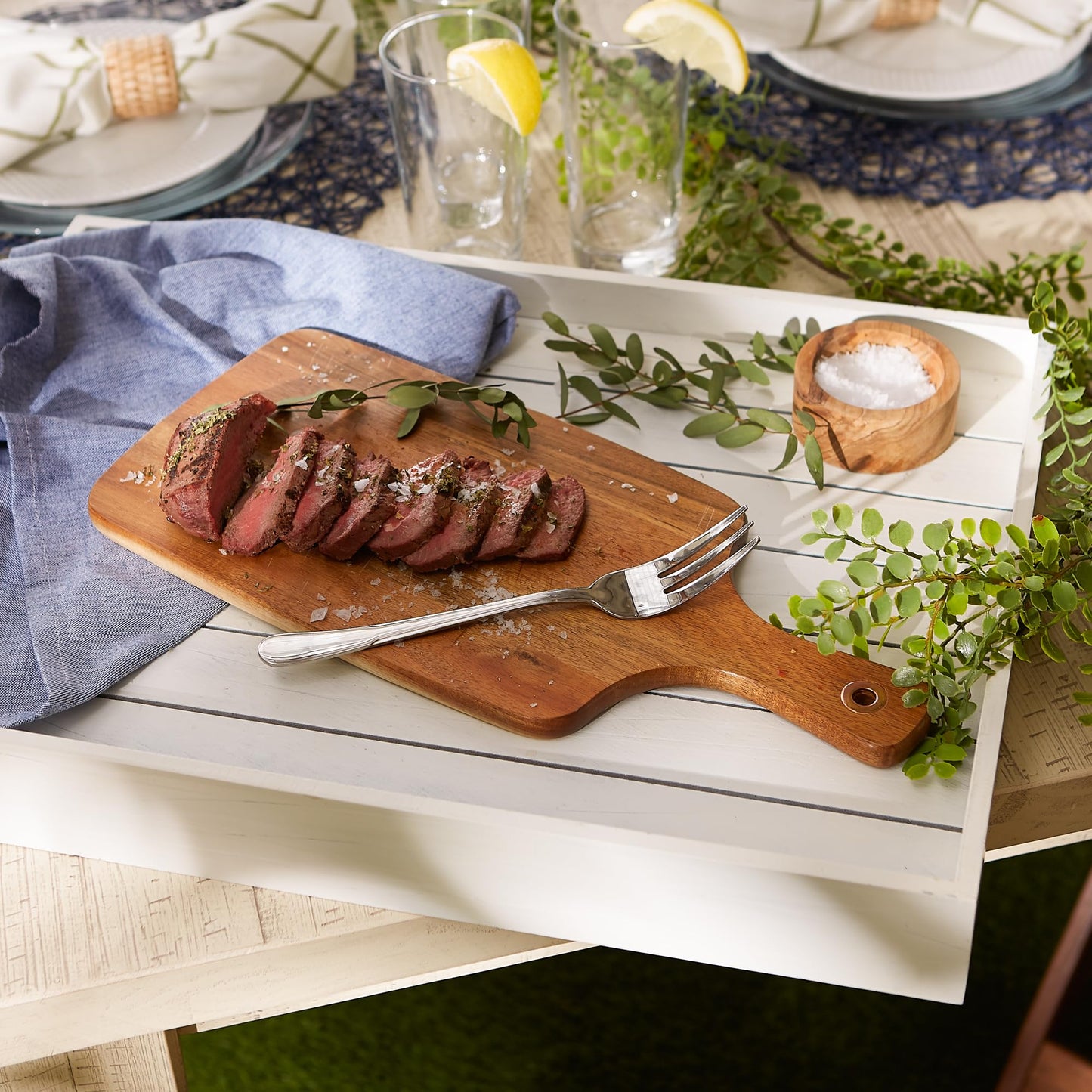 RSVP International Endurance Flatware Collection Stainless Steel, Dishwasher Safe, Serving Fork